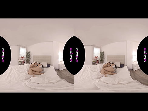 ❤️ PORNBCN VR दोन तरुण लेस्बियन 4K 180 3D व्हर्च्युअल रिअॅलिटीमध्ये खडबडीत जागे झाले जिनिव्हा बेलुची कॅटरिना मोरेनो ❤️ आमच्याकडे ❌️
